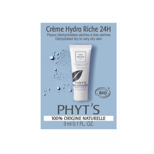 VZORKA - CRÈME HYDRA RICHE 24H - Hydratační krém na dehydratovanou suchou a velmi suchou pleť 3 ml